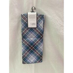 NWT Vera Bradley Snowy Plaid Set of 2 Cotton Kitchen Towel Set